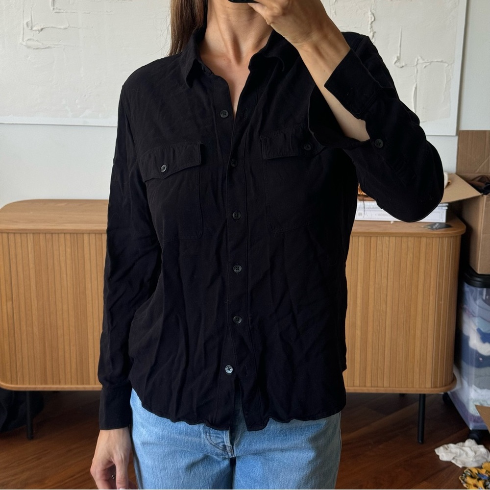 Talula black button down - Picture 3 of 5